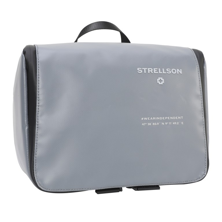 Kulturbeutel Stockwell 2.0 Washbag Benny LHZ Grey, Farbe: grau, Marke: Strellson, EAN: 4048835107354, Abmessungen in cm: 28x21x13, Bild 2 von 6