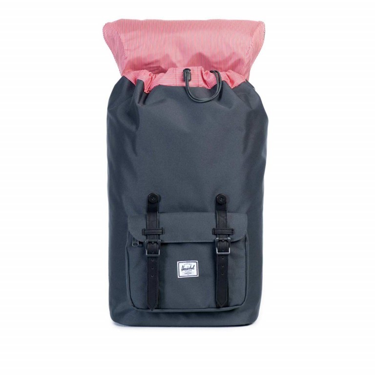 Rucksack Little America einfarbig Volumen 23 Liter Dark Shadow, Farbe: anthrazit, Marke: Herschel, EAN: 0828432082988, Abmessungen in cm: 28.56x49.9x17.78, Bild 3 von 4