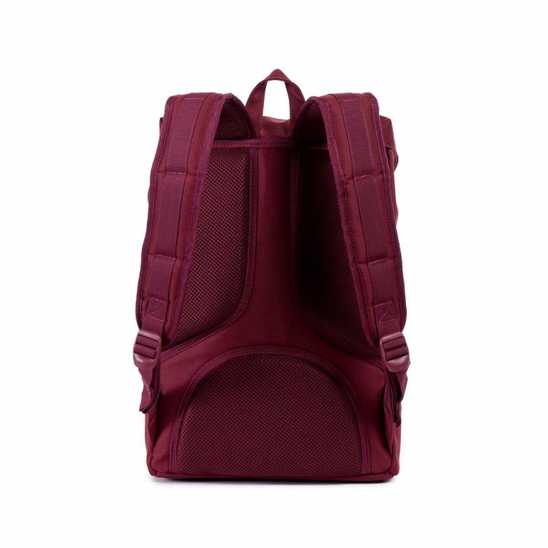 Rucksack Little America Medium Volumen 14 Liter Windsor Wine, Farbe: rot/weinrot, Marke: Herschel, EAN: 0828432066599, Abmessungen in cm: 28x43x12, Bild 4 von 5