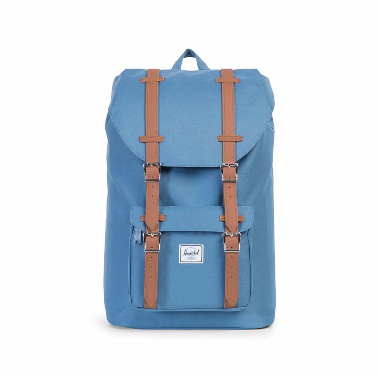 Rucksack Little America Medium Volumen 14 Liter Captains Blue, Farbe: blau/petrol, Marke: Herschel, EAN: 0828432092727, Abmessungen in cm: 28x43x12, Bild 1 von 4