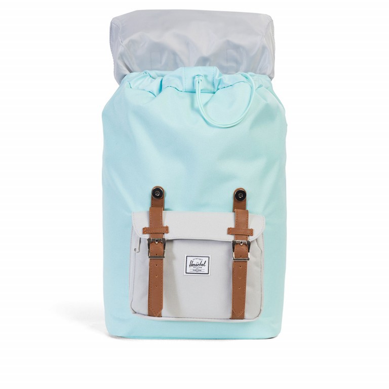 Rucksack Little America Medium Volumen 14 Liter Blue Tint Glacier Grey, Farbe: grün/oliv, Marke: Herschel, EAN: 0828432127825, Abmessungen in cm: 28x43x12, Bild 3 von 4