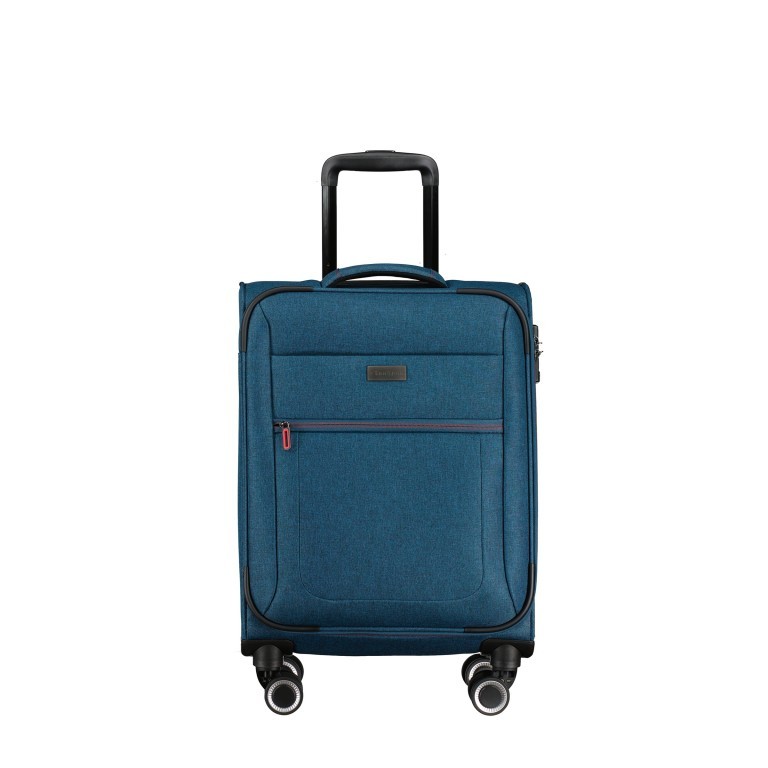 Koffer Columbus 087450 55 cm Petrol, Farbe: blau/petrol, Marke: Flanigan, EAN: 4048171005130, Abmessungen in cm: 38x56x24, Bild 1 von 8