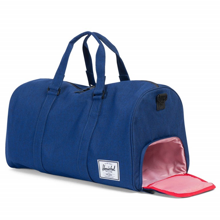 Reisetasche Novel Eclipse Crosshatch, Farbe: blau/petrol, Marke: Herschel, EAN: 0828432123872, Abmessungen in cm: 52x29x25, Bild 3 von 4