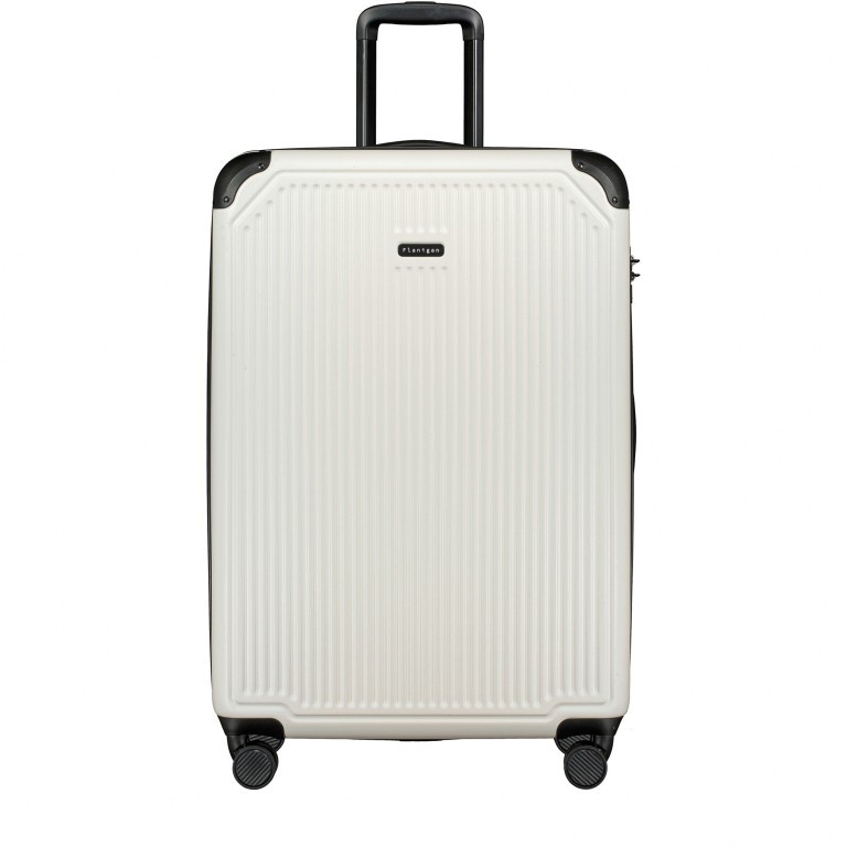 Koffer Nelson L Weiß, Farbe: weiß, Marke: Flanigan, EAN: 4048171005468, Abmessungen in cm: 51x77x29, Bild 1 von 7