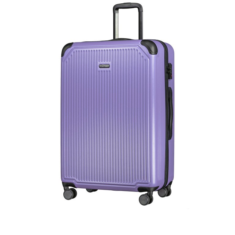 Koffer Nelson L Flieder, Farbe: flieder/lila, Marke: Flanigan, EAN: 4048171006397, Abmessungen in cm: 51x77x29, Bild 2 von 7