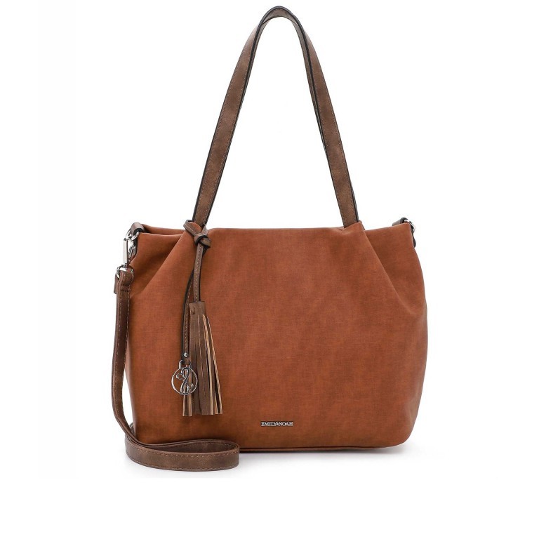 Shopper Elke Bag in Bag zweiteiliges Set Cognac, Farbe: cognac, Marke: Emily & Noah, EAN: 4049391331870, Bild 2 von 5