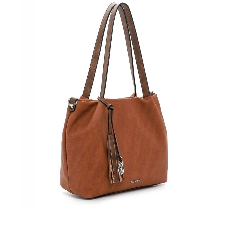 Shopper Elke Bag in Bag zweiteiliges Set Cognac, Farbe: cognac, Marke: Emily & Noah, EAN: 4049391331870, Bild 3 von 5