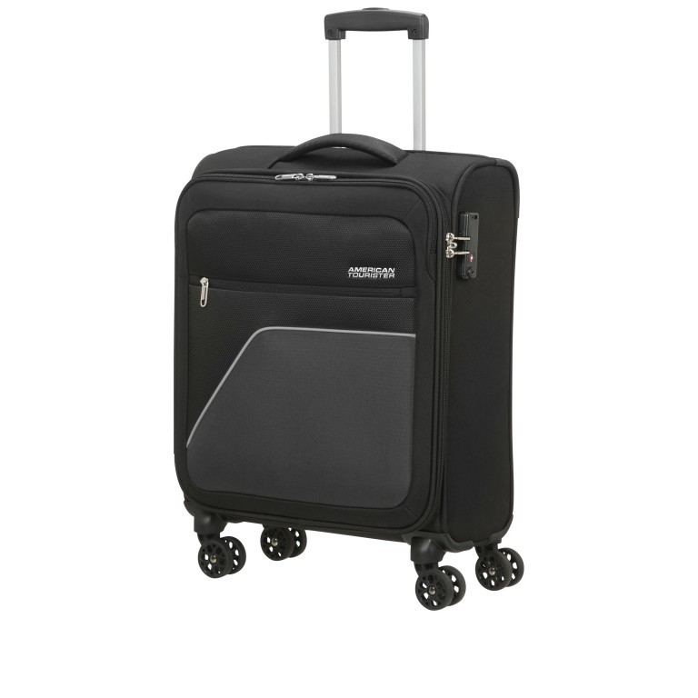 Koffer Sky Surfer Spinner S IATA-Maß Black Grey, Farbe: anthrazit, Marke: American Tourister, EAN: 5400520120038, Abmessungen in cm: 40x55x20, Bild 1 von 5