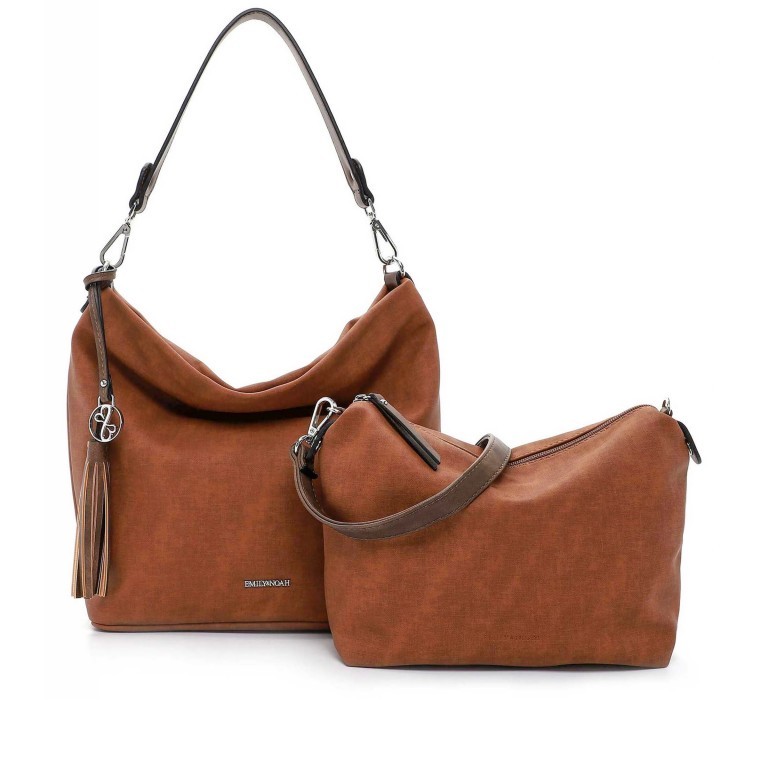 Tasche Elke Bag in Bag Cognac, Farbe: cognac, Marke: Emily & Noah, EAN: 4049391345341, Bild 1 von 5