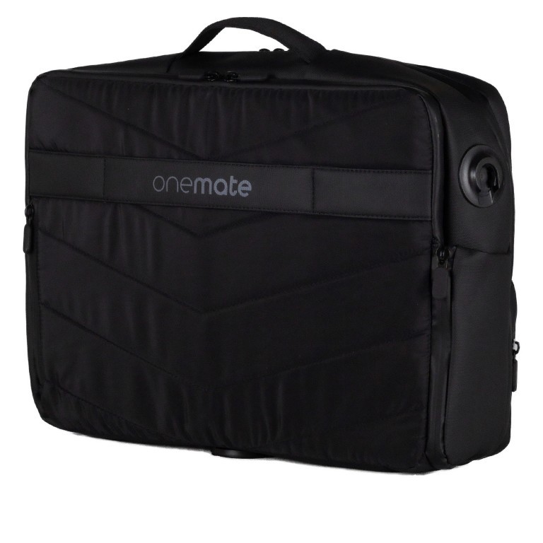 Aktentasche Business Bag Pro mit Laptopfach 15 Zoll Schwarz, Farbe: schwarz, Marke: Onemate, EAN: 8720648099403, Abmessungen in cm: 43x32x9, Bild 3 von 9