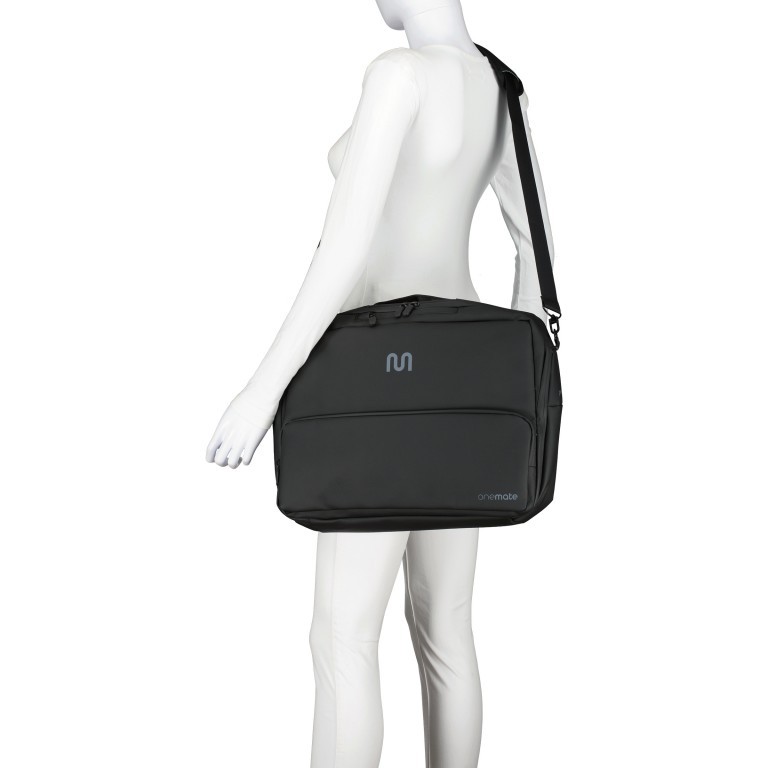 Aktentasche Business Bag Pro mit Laptopfach 15 Zoll Schwarz, Farbe: schwarz, Marke: Onemate, EAN: 8720648099403, Abmessungen in cm: 43x32x9, Bild 6 von 9