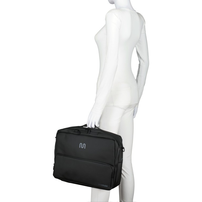 Aktentasche Business Bag Pro mit Laptopfach 15 Zoll Schwarz, Farbe: schwarz, Marke: Onemate, EAN: 8720648099403, Abmessungen in cm: 43x32x9, Bild 4 von 9