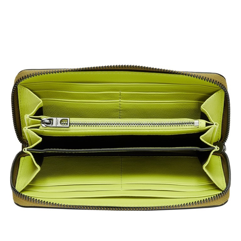 Geldbörse Bowie Sally Wallet Matcha, Farbe: grün/oliv, Marke: Liebeskind Berlin, EAN: 4099593007219, Abmessungen in cm: 19x9.5x2.5, Bild 3 von 4