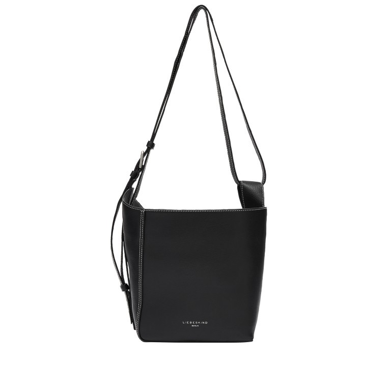 Beuteltasche Bowie Hobo S Black, Farbe: schwarz, Marke: Liebeskind Berlin, EAN: 4099593008766, Abmessungen in cm: 19x22x14, Bild 1 von 5