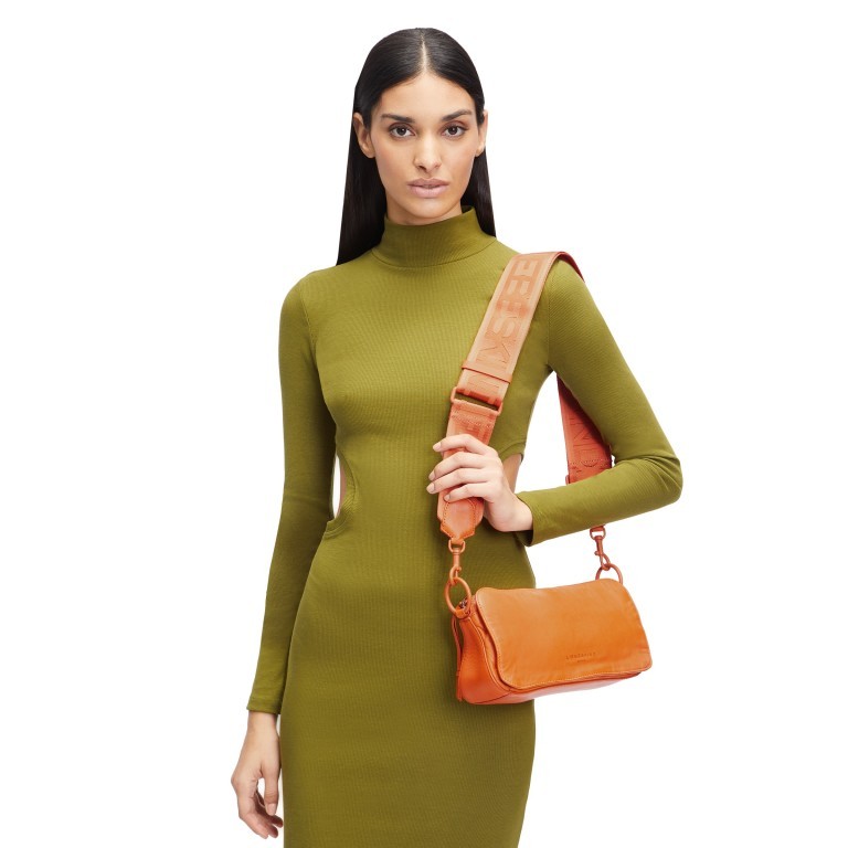 Umhängetasche Clarice Crossbody Bag M Pumpkin Spice, Farbe: orange, Marke: Liebeskind Berlin, EAN: 4099593010936, Abmessungen in cm: 27x15x8, Bild 3 von 6