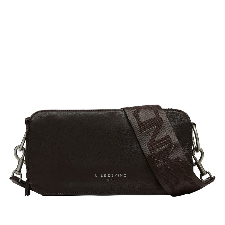 Umhängetasche Clarice Crossbody Bag M Black, Farbe: schwarz, Marke: Liebeskind Berlin, EAN: 4099593010981, Abmessungen in cm: 27x15x8, Bild 1 von 5