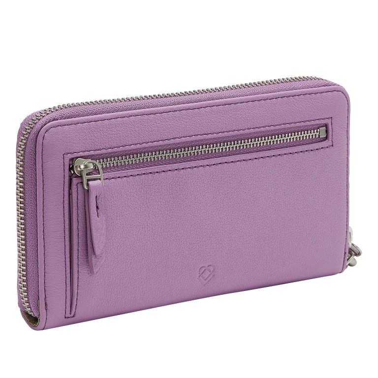 Geldbörse Classics Vivian Purse XL mit RFID-Schutz Digital Lavender, Farbe: flieder/lila, Marke: Liebeskind Berlin, EAN: 4099593010493, Abmessungen in cm: 18x10x2.5, Bild 2 von 4