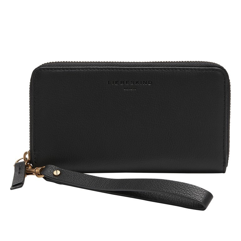 Geldbörse Classics Vivian Purse XL mit RFID-Schutz Black, Farbe: schwarz, Marke: Liebeskind Berlin, EAN: 4099593010554, Abmessungen in cm: 18x10x2.5, Bild 1 von 4