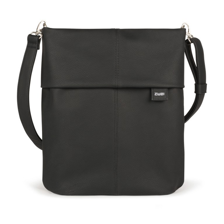 Umhängetasche Mademoiselle M12 Nubuk Black, Farbe: schwarz, Marke: Zwei, EAN: 4250257917354, Abmessungen in cm: 32x31x13, Bild 1 von 9