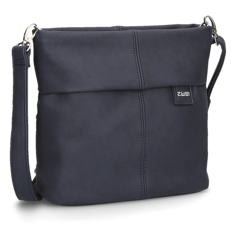 Umhängetasche Mademoiselle M8 vegan Nubuk Ink, Farbe: blau/petrol, Marke: Zwei, EAN: 4250257928695, Abmessungen in cm: 23x25x10, Bild 1 von 9