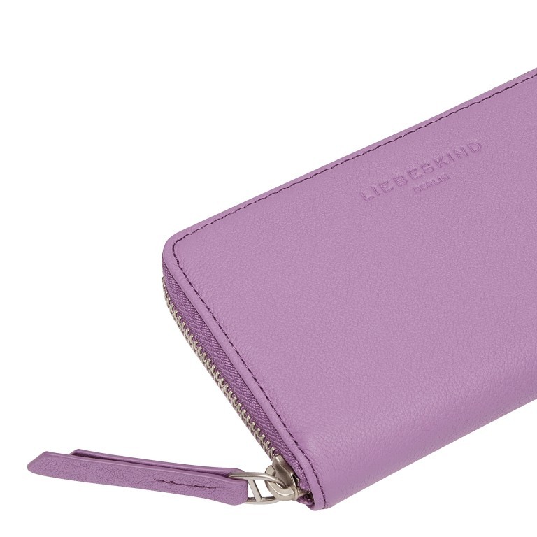 Geldbörse Classics Frieda mit RFID-Schutz Digital Lavender, Farbe: flieder/lila, Marke: Liebeskind Berlin, EAN: 4099593012411, Abmessungen in cm: 16.5x9.5x2, Bild 4 von 4