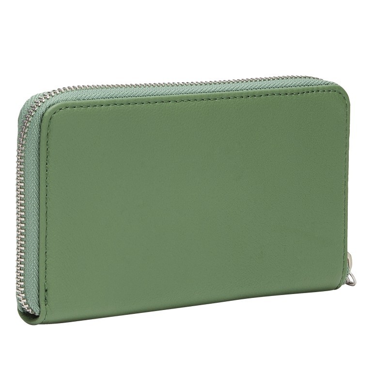 Geldbörse Classics Frieda mit RFID-Schutz Palm Green, Farbe: grün/oliv, Marke: Liebeskind Berlin, EAN: 4099593012442, Abmessungen in cm: 16.5x9.5x2, Bild 2 von 4