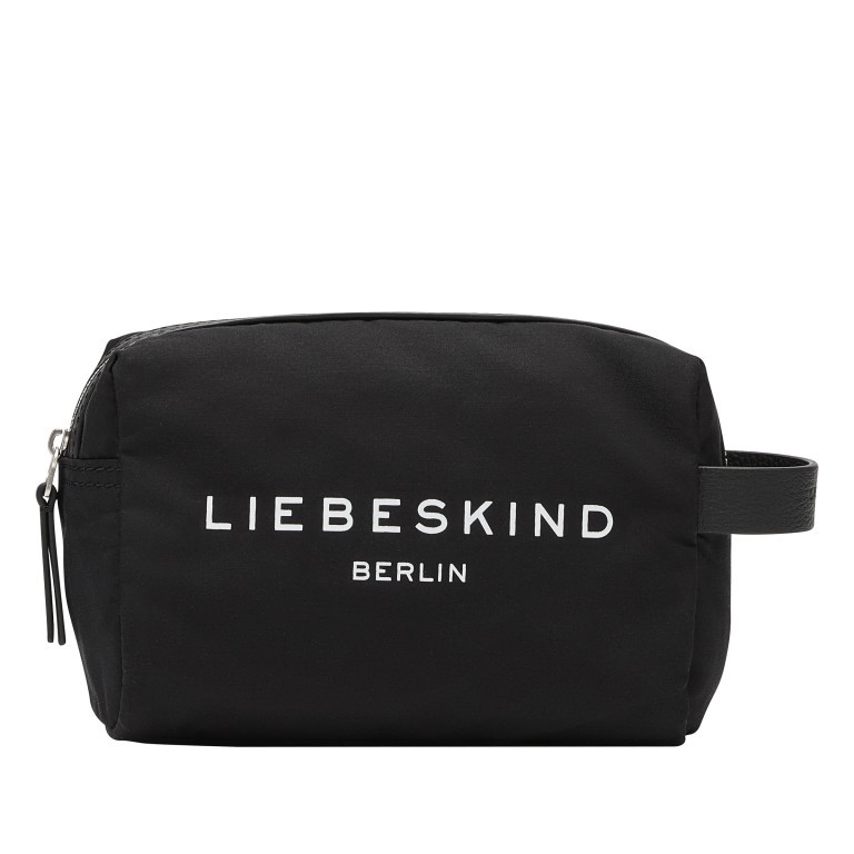 Kosmetiktasche Cosmetic Pouch S Black, Farbe: schwarz, Marke: Liebeskind Berlin, EAN: 4099593012220, Abmessungen in cm: 18.5x12x9, Bild 1 von 4