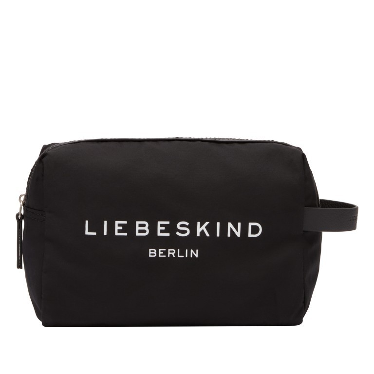 Kosmetiktasche Cosmetic Pouch M Black, Farbe: schwarz, Marke: Liebeskind Berlin, EAN: 4099593012244, Abmessungen in cm: 24x14.5x12, Bild 1 von 4