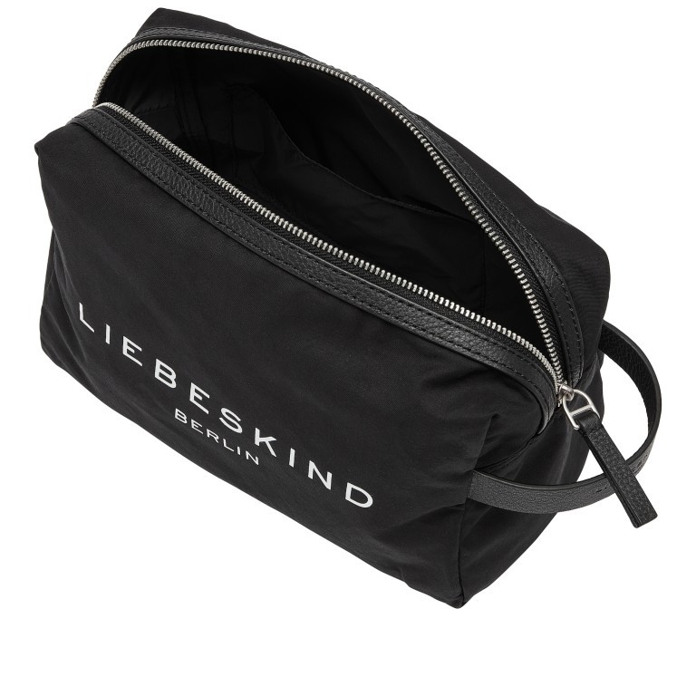 Kosmetiktasche Cosmetic Pouch M Black, Farbe: schwarz, Marke: Liebeskind Berlin, EAN: 4099593012244, Abmessungen in cm: 24x14.5x12, Bild 3 von 4