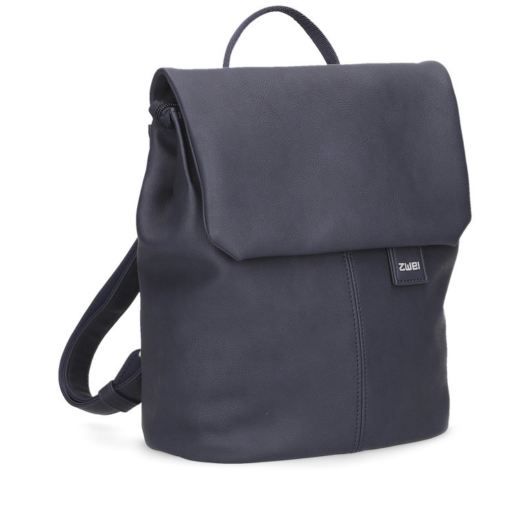 Rucksack Mademoiselle MR8 Nubuk Ink, Farbe: blau/petrol, Marke: Zwei, EAN: 4250257928701, Abmessungen in cm: 24x29x13, Bild 1 von 6