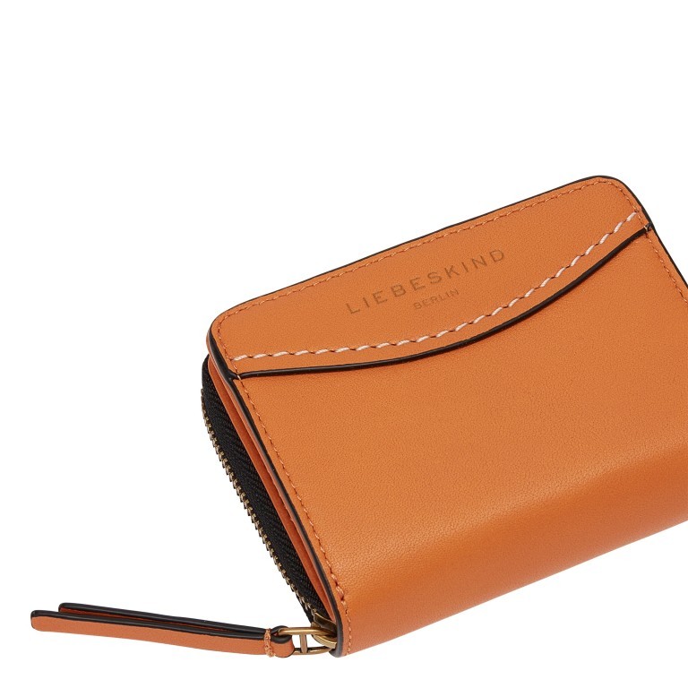 Geldbörse Liza Alexis Purse mit RFID-Schutz Pumpkin Spice, Farbe: orange, Marke: Liebeskind Berlin, EAN: 4099593008773, Abmessungen in cm: 11x8.5x3, Bild 4 von 4