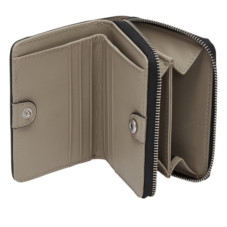 Geldbörse Liza Alexis Purse mit RFID-Schutz French Grey, Farbe: taupe/khaki, Marke: Liebeskind Berlin, EAN: 4099593008803, Abmessungen in cm: 11x8.5x3, Bild 3 von 4