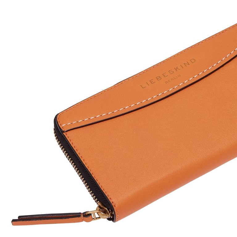 Geldbörse Liza Gigi Purse mit RFID-Schutz Pumpkin Spice, Farbe: orange, Marke: Liebeskind Berlin, EAN: 4099593011032, Abmessungen in cm: 19x9.5x2, Bild 4 von 4