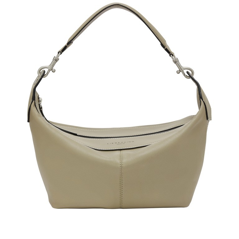 Beuteltasche Liza Hobo French Grey, Farbe: taupe/khaki, Marke: Liebeskind Berlin, EAN: 4099593010820, Abmessungen in cm: 24x22x15, Bild 1 von 5