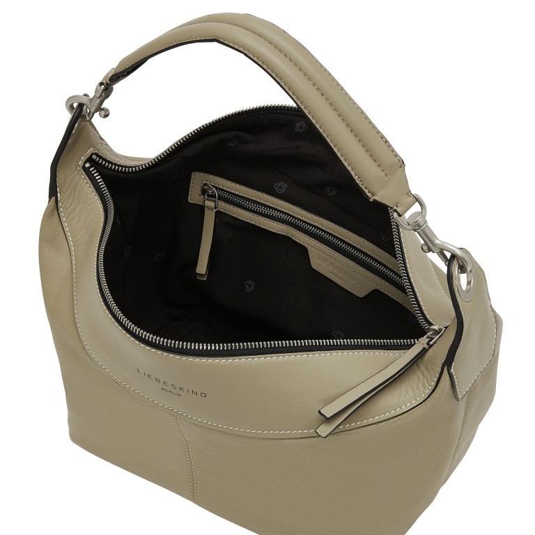 Beuteltasche Liza Hobo French Grey, Farbe: taupe/khaki, Marke: Liebeskind Berlin, EAN: 4099593010820, Abmessungen in cm: 24x22x15, Bild 4 von 5