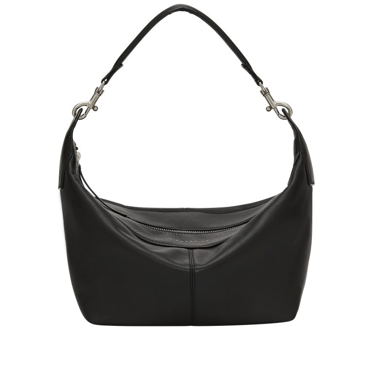 Beuteltasche Liza Hobo Black, Farbe: schwarz, Marke: Liebeskind Berlin, EAN: 4099593010851, Abmessungen in cm: 24x22x15, Bild 1 von 5