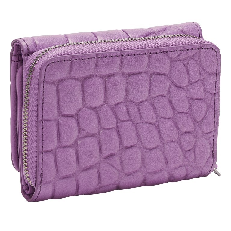Geldbörse Waxy Kroko Pablita Wallet mit RFID-Schutz Digital Lavender, Farbe: flieder/lila, Marke: Liebeskind Berlin, EAN: 4099593006861, Abmessungen in cm: 11x8.5x2.5, Bild 2 von 4