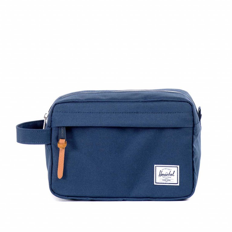 Kulturtasche Chapter Navy, Farbe: blau/petrol, Marke: Herschel, EAN: 0828432043804, Abmessungen in cm: 23x15x11, Bild 1 von 3