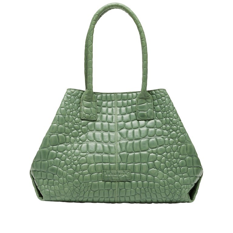 Shopper Waxy Kroko Chelsea M Palm Green, Farbe: grün/oliv, Marke: Liebeskind Berlin, EAN: 4099593008100, Abmessungen in cm: 36x28x15, Bild 1 von 7