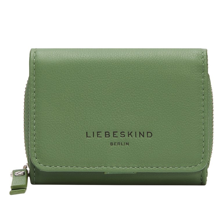 Geldbörse Harris Pablita Purse M mit RFID-Schutz Palm Green, Farbe: grün/oliv, Marke: Liebeskind Berlin, EAN: 4099593008216, Abmessungen in cm: 11x8.5x2.5, Bild 1 von 4