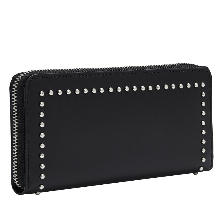 Geldbörse Paper Bag Sally Wallet Stud Ani Black, Farbe: schwarz, Marke: Liebeskind Berlin, EAN: 4099593011490, Abmessungen in cm: 18.5x10x2.5, Bild 2 von 4