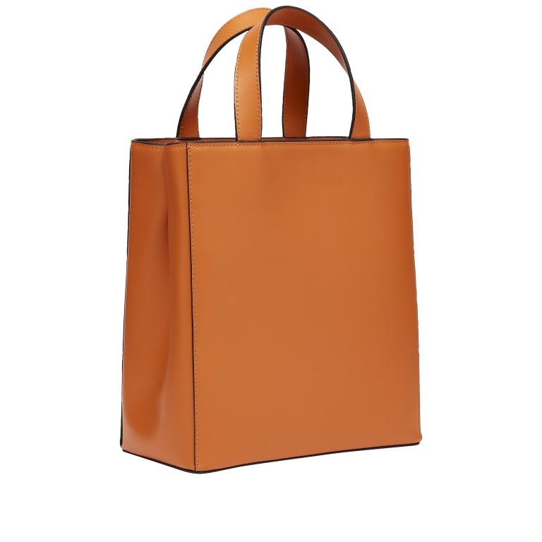 Handtasche Paper Bag Tote S Carter Pumpkin Spice, Farbe: orange, Marke: Liebeskind Berlin, EAN: 4099593009435, Abmessungen in cm: 22x25x12, Bild 2 von 5