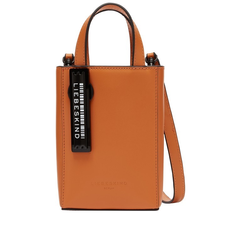 Handtasche Paper Bag Tote XXS Carter Pumpkin Spice, Farbe: orange, Marke: Liebeskind Berlin, EAN: 4099593008292, Abmessungen in cm: 11.5x16.5x4.5, Bild 1 von 5