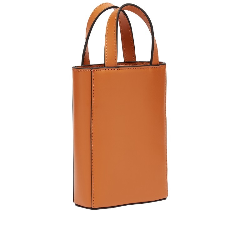 Handtasche Paper Bag Tote XXS Carter Pumpkin Spice, Farbe: orange, Marke: Liebeskind Berlin, EAN: 4099593008292, Abmessungen in cm: 11.5x16.5x4.5, Bild 2 von 5
