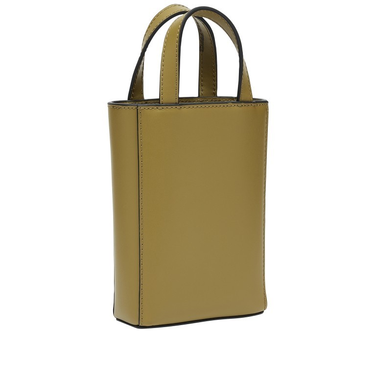 Handtasche Paper Bag Tote XXS Carter Matcha, Farbe: grün/oliv, Marke: Liebeskind Berlin, EAN: 4099593008315, Abmessungen in cm: 11.5x16.5x4.5, Bild 2 von 5