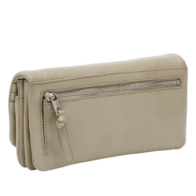 Geldbörse Patty Slam Wallet mit RFID-Schutz French Grey, Farbe: taupe/khaki, Marke: Liebeskind Berlin, EAN: 4099593008698, Abmessungen in cm: 18.5x10x2.5, Bild 2 von 4