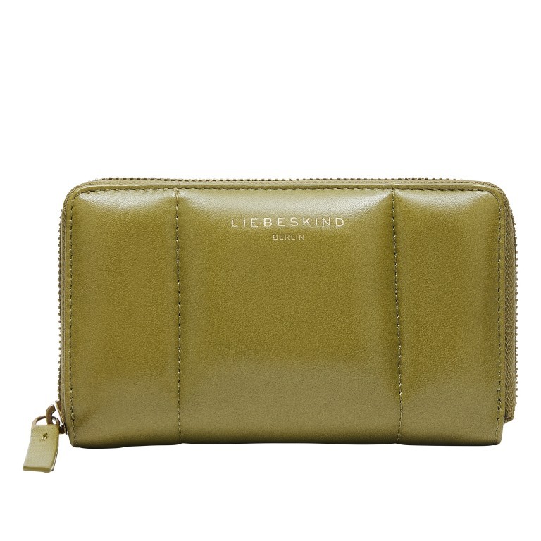 Geldbörse Tyra Frieda Wallet Matcha, Farbe: grün/oliv, Marke: Liebeskind Berlin, EAN: 4099593010639, Abmessungen in cm: 16x9.5x2.5, Bild 1 von 4