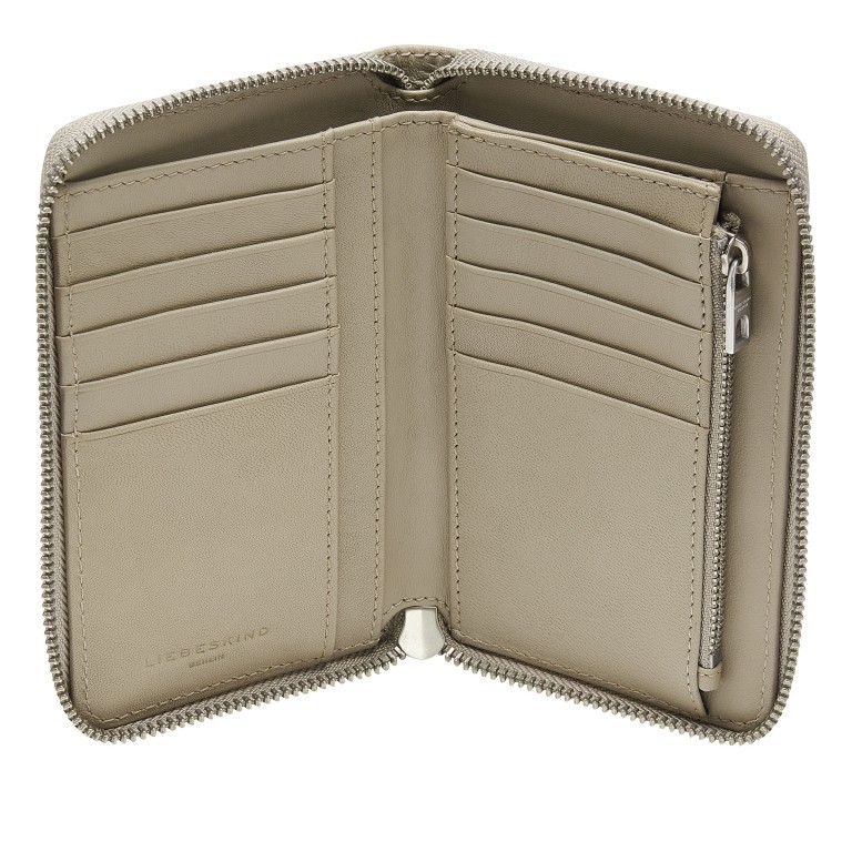 Geldbörse Tyra Frieda Wallet French Grey, Farbe: taupe/khaki, Marke: Liebeskind Berlin, EAN: 4099593010646, Abmessungen in cm: 16x9.5x2.5, Bild 3 von 4