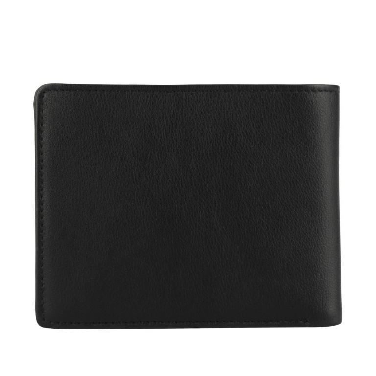 Geldbörse Langley 070 mit RFID-Schutz Schwarz, Farbe: schwarz, Marke: Flanigan, EAN: 4066727001801, Abmessungen in cm: 11.5x9x1.3, Bild 3 von 4
