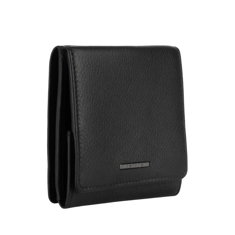 Geldbörse 086 mit RFID-Schutz Schwarz, Farbe: schwarz, Marke: Flanigan, EAN: 4066727001962, Abmessungen in cm: 9.5x9.5x7, Bild 2 von 5